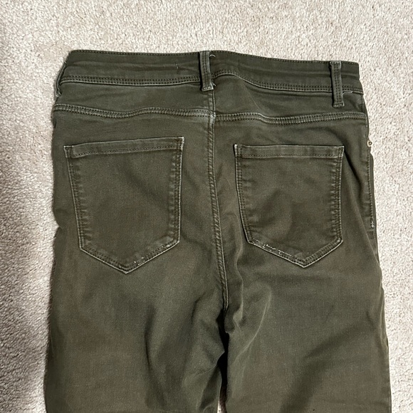 Army Green Zara Skinny Jeans - Picture 4 of 4